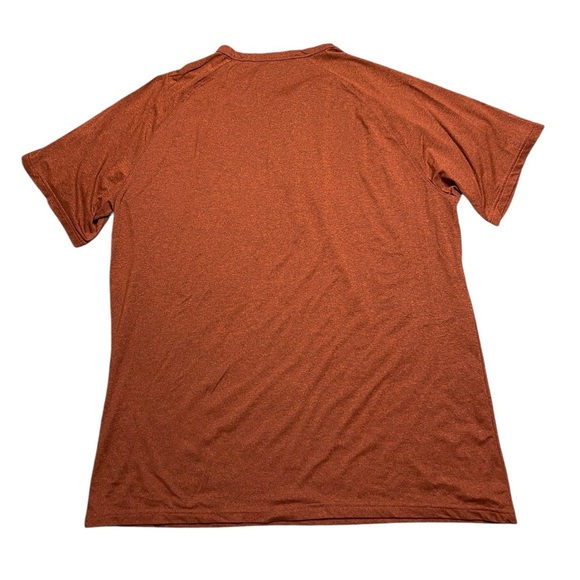 01.ALGO AlgoFlex Russel Performance Henley Orange T-Shirt Size Large - Picture 4 of 5